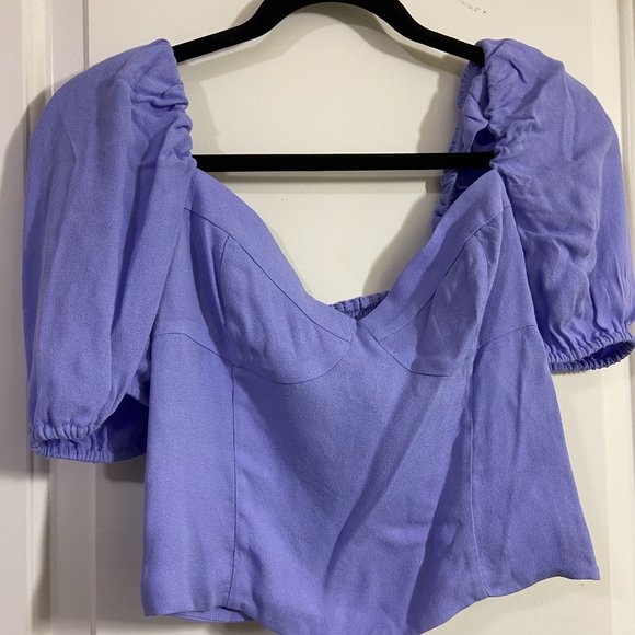 Aritzia Wilfred Novella Short sleeve Blouse Size Small - Picture 2 of 4